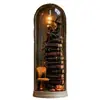 Lámpara de ambiente innovadora de diseño lindo peculiar para escena transfronteriza de Amazon, lámpara de atmósfera con cubierta de vidrio de Halloween