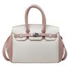 Bolsa Kelly de Mão Retro de Luxo Leve Transfronteiriça para Mulheres 2025 Nova Cor Color-Blocking Tendência Moda Comutador Bolsa de Ombro Transversal