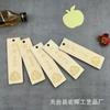 Artesanías de Madera Virutas de Madera Navideñas Etiquetas de Madera de Bambú Marcapáginas de Madera Palillos de Madera para Pedidos de Hotel Palillos de Bambú Se Puede Añadir Logo Arte en Madera