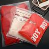 Bolsa con Cierre de Cremallera CPE para Ropa al por Mayor Bolsas para Empaque de Ropa Íntima Trajes de Baño Maletas Pe Transparente Esmerilado con Cierre de Cremallera