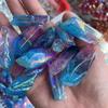 Tira de cristal natural galvanizado Pilar pequeño de cristal galvanizado Tira pequeña varios colores disponibles