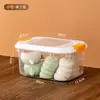 Bainabang Primera Mesa de Centro Escritorio Té Taza de Té Organizar y Guardar Caja Kung Fu Set de Té Caja de Almacenamiento con Tapa Caja a Prueba de Polvo