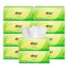 DT15110 Toalla facial de papel plástico de tres capas con impresión de corazón a corazón, serie Tea Silk 110, color humo, servilleta de papel color humo, tamaño S
