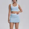 Nuevo conjunto de atuendo de yoga de color block con sensación de desnudo transfronterizo, espalda hermosa, ajustado, alta elasticidad, transpirable para mujer, adecuado para deportes, correr y fitness