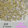 5A Zircônio Amarelo Claro Chanfrado Fundo Plano Mini Diamante Enfeites, Lote Inteiro de Brilhantes Olho de Cavalo Unhas Usáveis DIY Nail Art Diamantes