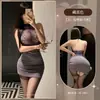 Lencería Sexy Mujer Interés Erótico Uniforme qqny Coqueteo Lencería Erótica Sistema Abstinente Pequeña Secretaria Tentación Bata de Noche Liberación Rápida