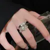 Anillo de Nariz de Cerdo de Plata de Ley S925 para Mujer Apertura Ajustable Nicho Lujo de Gama Alta Accesible Joyería de Mano Elegante Versátil Nueva