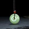 Fivela da Paz Imitada de Alta Qualidade por Atacado de Fabricantes, Material da Mongólia Exterior Fivela da Paz de Jade Branco para Barracas de Rua