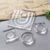 Acrílico Transparente Prato de Contas Prato de Exibição Pulseira DIY Ferramenta de Miçangas à Mão Prato de Armazenamento Prato de Cristal Bandeja de Joias