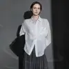 Camisas Holgadas Nuevas de Primavera y Verano, Camisas Casuales, Camisas Holgadas Versátiles, Camisas Holgadas con Tacto a Lino Tencel, Chaquetas Nuevas