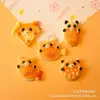 Brinquedo de comida em miniatura simulado biscoitos acessórios de resina cola de creme decorações DIY sobremesas fofas de desenho animado decoração de capa de celular