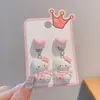 Nuevos Pendientes de Clip para Niñas Niñas Dulces Dibujos Animados Sanrio Pendientes de Gama Alta Pendientes Amigables para las Orejas de las Niñas Sin Piercing