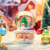 Nuevo producto transfronterizo: Adorno de bola de cristal de Papá Noel para decoración de dormitorio, luz pequeña que realza el ambiente, regalo navideño festivo