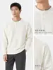 Suéter Pulóver de Estilo Old Money con Cuello Henley para Hombre, Color Otoñal Bloque de Color, Manga Larga, Casual, para el Trabajo, Tejido, Camisa Polo