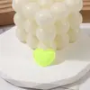 Pegatinas de Tela con Estampado de Estrella Corazón Macaron de 2.5cm Tela en Relieve Adhesivos de Tela Hechos a Mano DIY Soporte Ventilador Decoración para Diario Joyería Accesorios