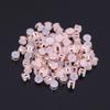 Joyería aretes accesorios aretes DIY aretes antideslizantes anticaída silicona tapón para oídos de hamburguesa aretes electrochapados en oro real tapón