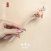 Estilo Antigo Hairpin Placa de Ácido Acético Simples Tassel Andar Diário Cabelo Han Roupas Acessórios Novo Estilo Chinês Roupas Antigas Mulheres Hairpin