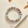 Pulsera de piedra Shoushan optimizada, piedra piel de serpiente, cuentas sueltas para hombres y mujeres, cuentas de pulsera, cuentas de piedra emperador, cuentas de Buda, juego al por mayor