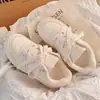 Zapatillas para mujer, nueva colección otoño 2026, zapatillas blancas populares, mocasines versátiles de suela gruesa, zapatos deportivos casuales