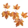 Simulação dupla Maple Leaf casamento Halloween decoração acessórios seda pano Maple Leaf cena layout planta folha transfronteiriça fornecimento