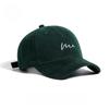 Boné de Baseball Bordado Lavado à Água para Circunferência de Cabeça Grande para Mulheres, Boné de Baseball Simples Casual Workwear Estilo Hong Kong para Homens, Tendência Casual Versátil com Aba Curva