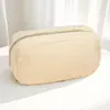 Nuevo Estuche de Pana, Bolsa de Cosméticos Sencilla, Neceser Portátil de Gran Capacidad, Caja de Papelería, Bolsa de Almacenamiento para Viajes de Negocios