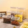 Frasco Hermético Transparente de Plástico de Grado Alimenticio para Mascotas, Frasco para Almacenamiento de Granos, Caja de Almacenamiento, Frasco Hermético de Grado Alimenticio