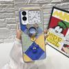 Anel de Strass de Desenho de Diamante Adequado para Celular Dobrável Huawei Novaflip Capa Protetora para Celular Honor Vflip
