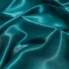 Tecido de Cetim Cristal Verde, 100% Poliéster, Brilhante e com Caimento, Tecido de Designer para Forro de Vestido Sedoso