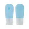 Garrafa de Viagem de Silicone Modelo Novo Transfronteiriça, Garrafa de Viagem Portátil com Escova, Garrafa de Armazenamento de Silicone para Maquiagem
