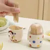 Fant Caja Magnética para Palillos Linda Caja de Almacenamiento de Palillos para el Hogar Soporte de Palillos Personalizado Creativo para la Sala de Estar Imán para Refrigerador