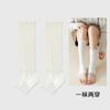 Polainas de Renda Branca para Botas de Neve Femininas Primavera e Outono, Meias Largas Grossas Estilo Ballet Outono e Inverno