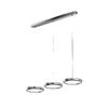 [Yan Xuan] Lámpara de araña de lujo para restaurante, estilo nórdico moderno, sencilla, de tres luces, para mesa de comedor, bar, comedor, redonda, minimalista.
