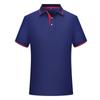 Polo de manga corta pesado camiseta overol color sólido ropa de trabajo solapa camisa publicitaria cuello redondo secado rápido mayoreo logo