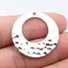 32X32Mm 4.4g Multicolores Accesorios de Colgante DIY Patrón de Martillo Colgante Redondo