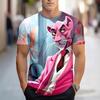 Camiseta Casual de Moda Urbana para Hombre con Impresión 3D Transfronteriza Moda de Verano