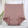 Ropa interior de algodón puro para mujer, 60 unidades, color liso, tiro alto, talla grande, antibacteriana, control de abdomen, levanta glúteos, entrepierna extendida, bragas para mujer