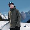 Jaqueta Kaishika masculina e feminina soft shell com forro de fleece espessado outono e inverno Nova jaqueta corta-vento impermeável à prova de chuva vestuário de montanhismo