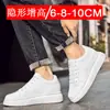 Zapatos para Hombre Nuevos Estilo Invisibles que Aumentan la Altura Zapatos con Suela Gruesa de 10cm que Aumentan la Altura Zapatillas Blancas Casuales para Pareja Zapatos de Tabla de Moda