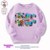 Sudadera de Jardín de Infancia Ropa de Jardín Algodón Estilo Otoño e Invierno Unisex para Niños Manga Larga Forro Polar Estampado Superior Estilo Moderno
