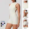 Traje de yoga de una pieza sin mangas con espalda hueca, estilo europeo y americano, para deportes y fitness, con almohadillas extraíbles en el pecho y diseño de nalga de melocotón para mujer