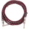 Cable de guitarra eléctrica de 3 m al por mayor 3 m 5 M 6 m Cable de audio para guitarra eléctrica de codo con reducción de ruido para rendimiento de bajo folk