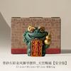 Mascote Criativo Estilo Chinês em Arenito Verde para Candidatos a Exames, Figura Inspiradora de Oficial Celestial Concedendo Bênçãos, Pequeno Ornamento de Estatueta