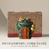 Mascote Criativo de Arenito Verde de Fábrica para Candidatos a Exames, Figura Inspiradora de Estatueta de Oficial Celestial Abençoador
