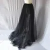 Acessórios para Vestido de Noiva Saia Longa de Tule com Cauda Saia Meia-Saia Longa Feminina de Cintura Alta 170cm V1