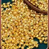 Adorno de Lingote de Oro para Atraer Riqueza, Mini Lingote Sólido de Oro de Arena, Cuenco del Tesoro, Recipiente de Arroz de Latón, Jarra de Cien Bendiciones para Atraer Riqueza, Regalo