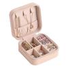Caja de joyería, caja de almacenamiento portátil para pendientes, argollas, collares, anillos, mini pulseras pequeñas y exquisitas.