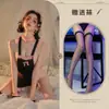 Lingerie Sexy Novo Uniforme Sexy Transparente Gaze Macia Costas Abertas Renda Avental Fantasia de Role-Playing Puro Desejo Qqny