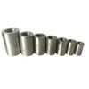 Tornillo fijador para sitio de construcción de manguito para varilla de refuerzo, manguito recto, manguito de acero roscado, conector para varilla de refuerzo 25 mm