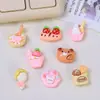 Acessórios de Resina Atacado Desenho Animado Feito à Mão DIY Gel de Creme Grampo de Cabelo Joias para Unhas Decoração Mini Comida Doce Brinquedo